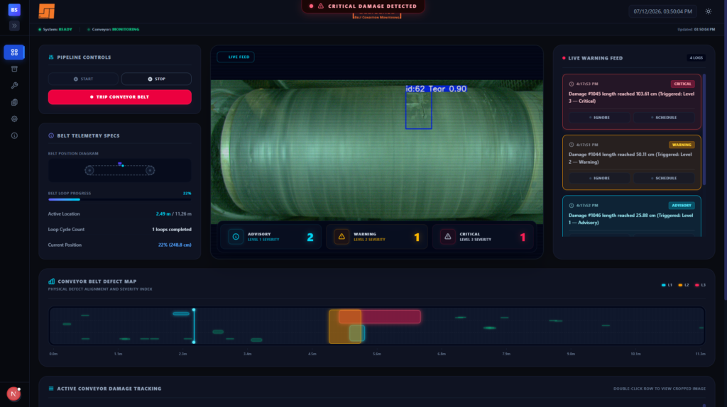 BeltSense | Belt Condition Monitoring System